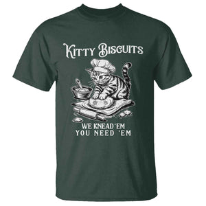 Funny Kitty Biscuits Bakery T Shirt We Knead Em You Need Em