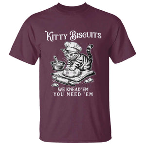 Funny Kitty Biscuits Bakery T Shirt We Knead Em You Need Em