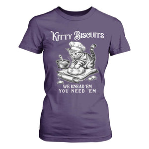 Funny Kitty Biscuits Bakery T Shirt For Women We Knead Em You Need Em