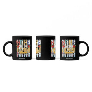 Funny Striped Teacher Back To School Coffee Mug Here We Go Again Welcome Back