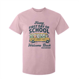 School Bus Driver Gift T Shirt For Kid Happy First Day Of School