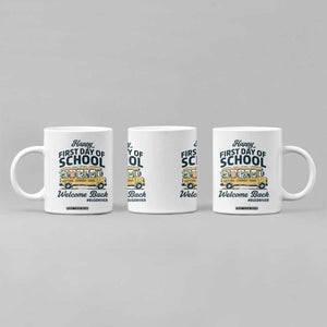 School Bus Driver Gift Coffee Mug Happy First Day Of School