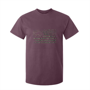 Alligator Hunting Camo American Flag T Shirt For Kid Louisiana Bayou Hunter Gift