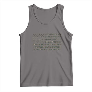 Alligator Hunting Camo American Flag Tank Top Louisiana Bayou Hunter Gift