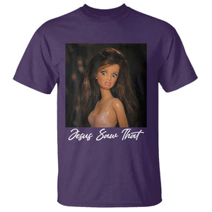 Funny Sassy Christian Doll Face Meme T Shirt Jesus Saw That