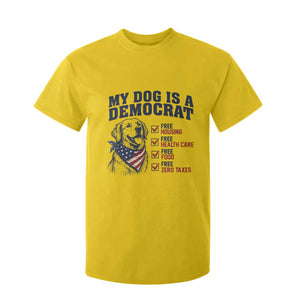 Funny Political Satire Dog Owner Gift T Shirt For Kid My Dog Is A Democrat