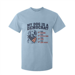 Funny Political Satire Dog Owner Gift T Shirt For Kid My Dog Is A Democrat