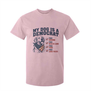 Funny Political Satire Dog Owner Gift T Shirt For Kid My Dog Is A Democrat