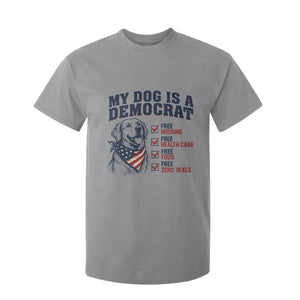 Funny Political Satire Dog Owner Gift T Shirt For Kid My Dog Is A Democrat