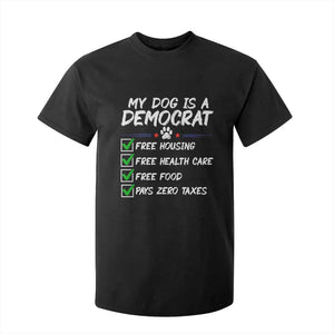 My Dog Is A Democrat T Shirt For Kid Funny Political Satire Graphic