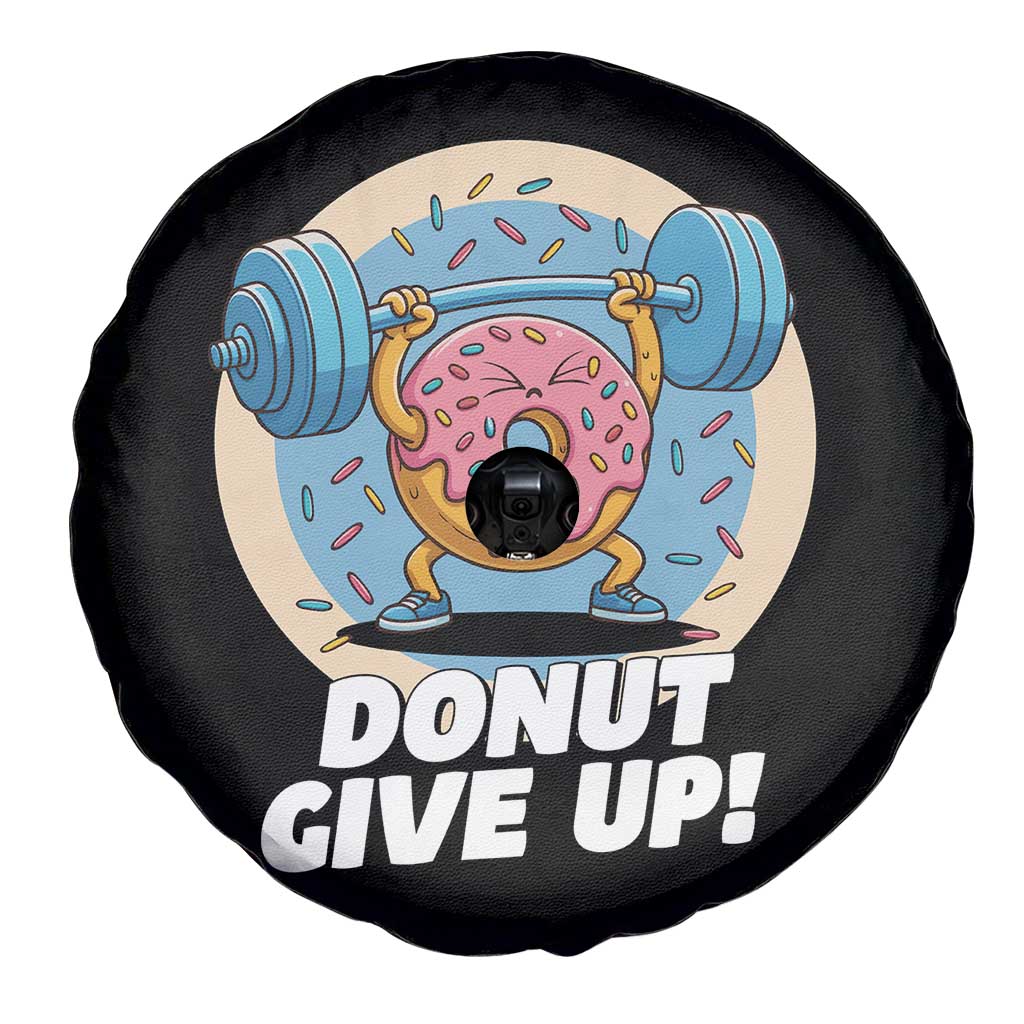 Donut Give Up Spare Tire Cover Funny Gym Workout Donut Lover Gift TS12 Print Your Wear