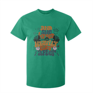 And She Lifted Heavily Ever After T Shirt For Kid Funny Gym Workout Gift TS12 Irish Green Print Your Wear