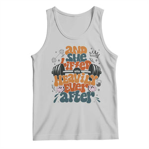 And She Lifted Heavily Ever After Tank Top Funny Gym Workout Gift TS12 Ash Print Your Wear