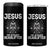 Funny Christian Gym Gift 4 in 1 Can Cooler Tumbler Jesus The Ultimate Deadlifter TS12 One Size: 16 oz Black Print Your Wear