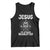 Funny Christian Gym Gift Tank Top Jesus The Ultimate Deadlifter TS12 Black Print Your Wear