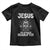 Funny Christian Gym Gift Toddler T Shirt Jesus The Ultimate Deadlifter TS12 Black Print Your Wear