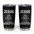 Funny Christian Gym Gift Tumbler Cup Jesus The Ultimate Deadlifter TS12 Black Print Your Wear