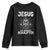 Funny Christian Gym Gift Youth Sweatshirt Jesus The Ultimate Deadlifter TS12 Black Print Your Wear