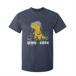 Dino Sore T Shirt For Kid Funny Dinosaur Workout Gift TS12 Navy Print Your Wear