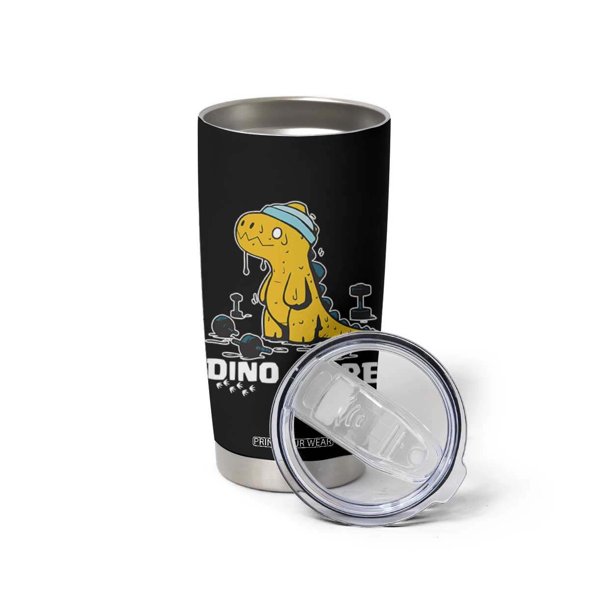 Dino Sore Tumbler Cup Funny Dinosaur Workout Gift TS12 Print Your Wear
