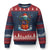 Funny Bowling Xmas Ugly Christmas Sweater Gift For Bowler TS12 Navy Red Print Your Wear
