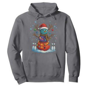 Funny Bowling Christmas Hoodie Gift For Bowler TS12 Charcoal Print Your Wear