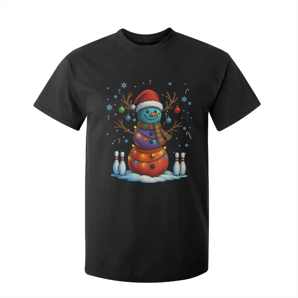 Funny Bowling Christmas T Shirt For Kid Gift For Bowler TS12 Black Print Your Wear