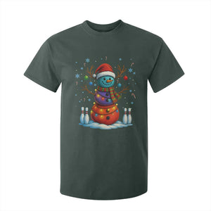 Funny Bowling Christmas T Shirt For Kid Gift For Bowler TS12 Dark Forest Green Print Your Wear