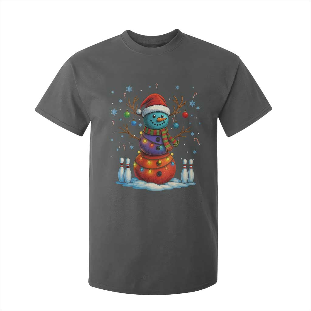 Funny Bowling Christmas T Shirt For Kid Gift For Bowler TS12 Dark Heather Print Your Wear