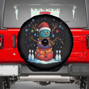 Funny Bowling Christmas Spare Tire Cover Gift For Bowler TS12 Black Print Your Wear