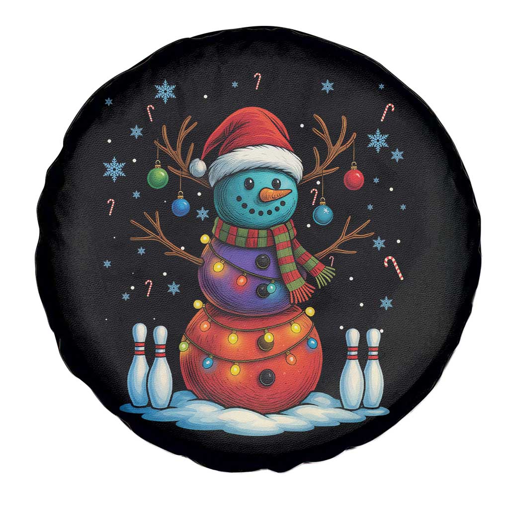 Funny Bowling Christmas Spare Tire Cover Gift For Bowler TS12 Print Your Wear