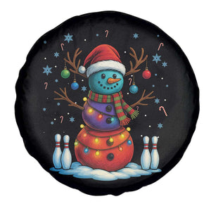 Funny Bowling Christmas Spare Tire Cover Gift For Bowler TS12 Print Your Wear