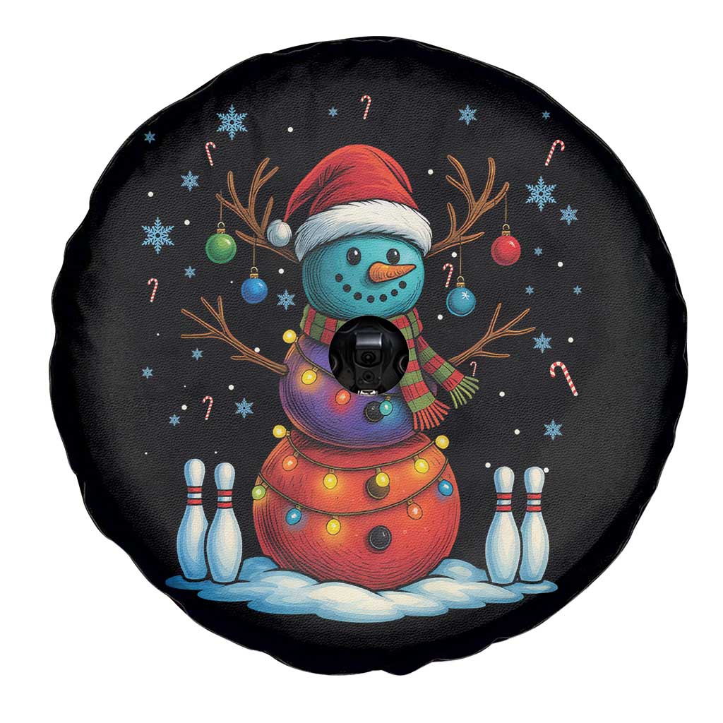 Funny Bowling Christmas Spare Tire Cover Gift For Bowler TS12 Print Your Wear