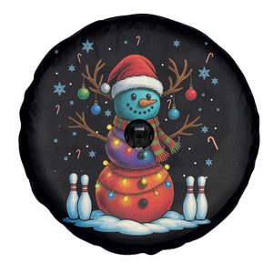 Funny Bowling Christmas Spare Tire Cover Gift For Bowler TS12 Print Your Wear