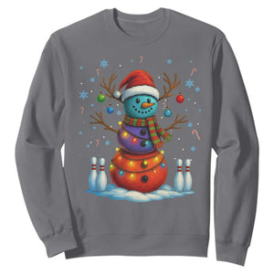 Funny Bowling Christmas Sweatshirt Gift For Bowler TS12 Charcoal Print Your Wear