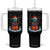 Funny Bowling Christmas Tumbler With Handle Gift For Bowler TS12 One Size: 40 oz Black Print Your Wear