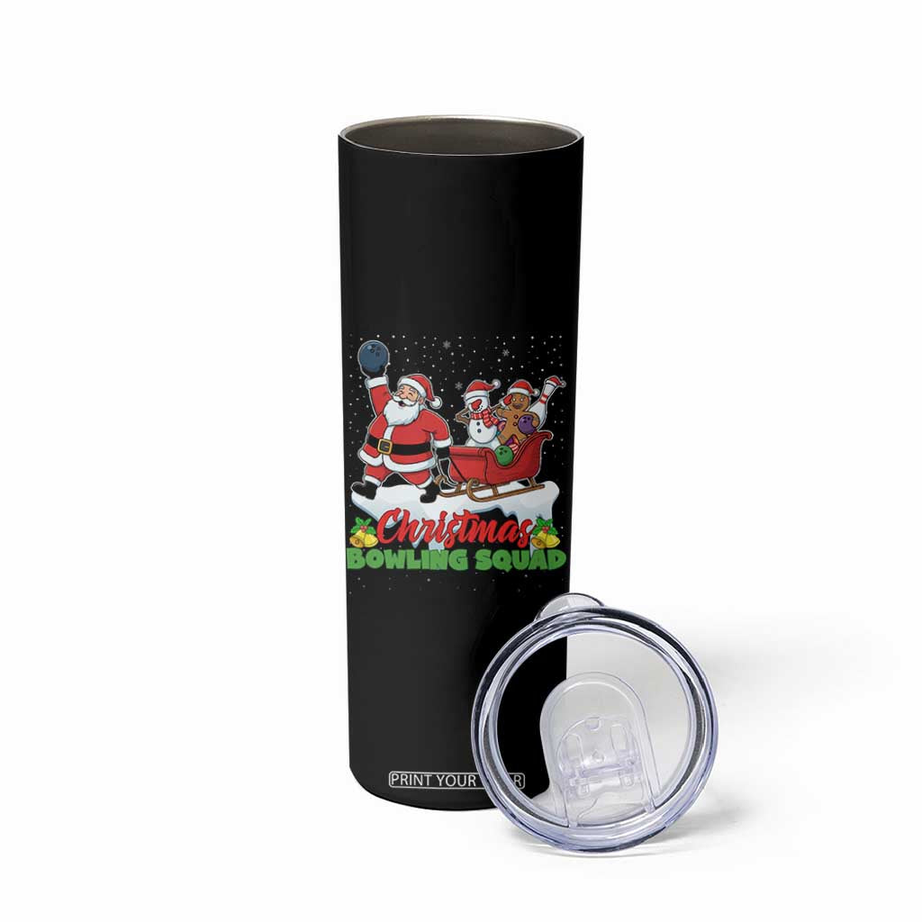 Christmas Bowling Squad Skinny Tumbler Funny Holiday Bowler TS12 Print Your Wear