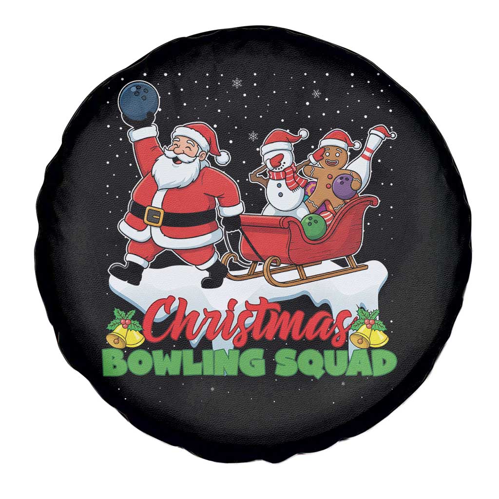 Christmas Bowling Squad Spare Tire Cover Funny Holiday Bowler TS12 Print Your Wear