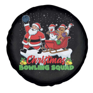 Christmas Bowling Squad Spare Tire Cover Funny Holiday Bowler TS12 Print Your Wear