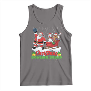 Christmas Bowling Squad Tank Top Funny Holiday Bowler TS12 Deep Heather Print Your Wear