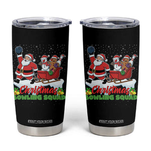 Christmas Bowling Squad Tumbler Cup Funny Holiday Bowler TS12 Black Print Your Wear