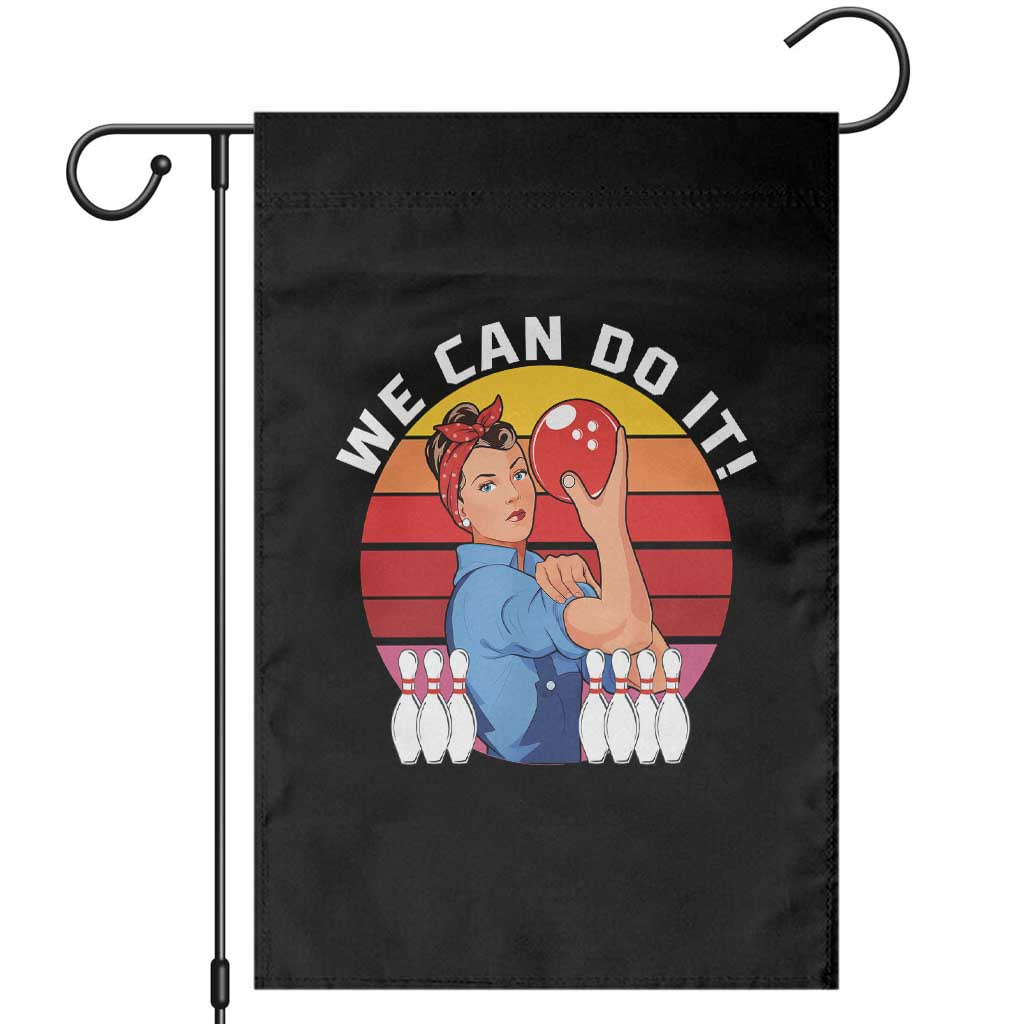 Feminist Bowling Garden Flag We Can Do It - Print Your Wear