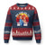 Feminist Bowling Ugly Christmas Sweater We Can Do It TS12 Navy Red Print Your Wear