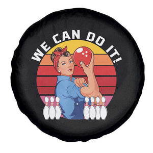 Feminist Bowling Spare Tire Cover We Can Do It TS12 Print Your Wear
