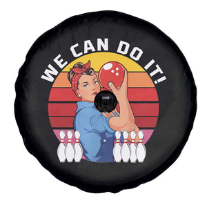 Feminist Bowling Spare Tire Cover We Can Do It TS12 Print Your Wear