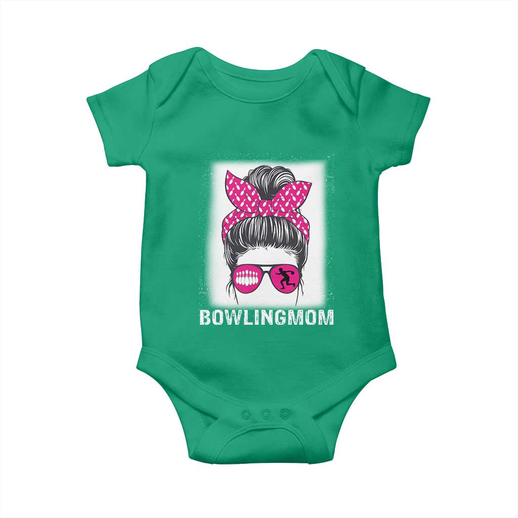 Bowling Mom Life Baby Onesie Funny Bowler Gift TS12 Irish Green Print Your Wear