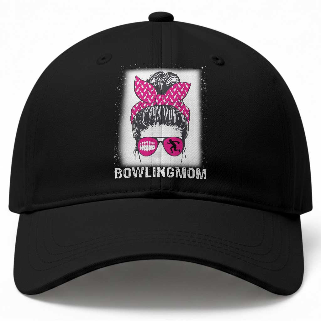 Bowling Mom Life Baseball Cap Funny Bowler Gift TS12 Print Your Wear