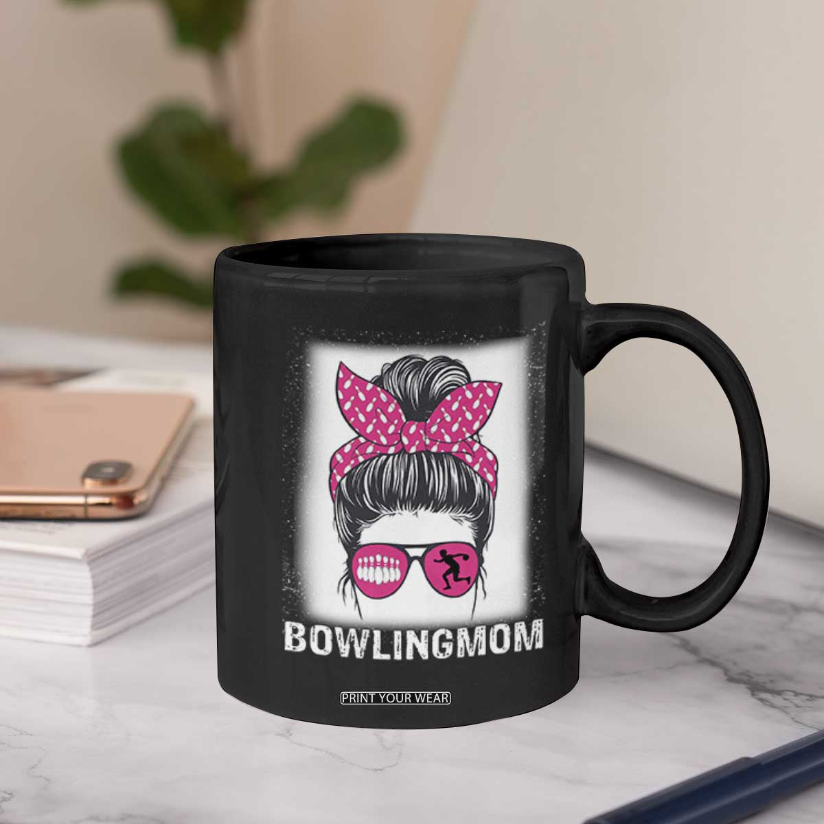 Bowling Mom Life Coffee Mug Funny Bowler Gift TS12 Print Your Wear