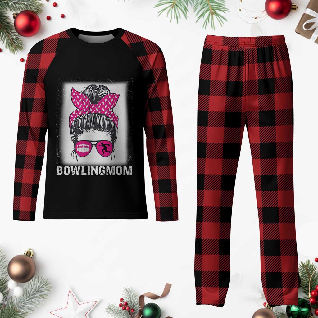 Bowling Mom Life Plaid Pajama Set Funny Bowler Gift TS12 Buffalo Plaid Print Your Wear