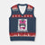 Bowling Mom Life V-Neck Knit Sweater Vest Funny Bowler Gift TS12 Navy Red Print Your Wear